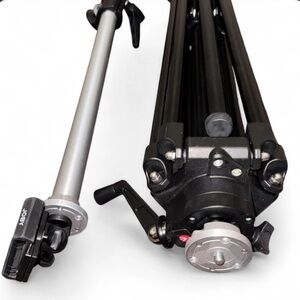 Manfrotto 028B Tripod Black Aluminum + Manfrotto 131D Arm Attachment Aluminum